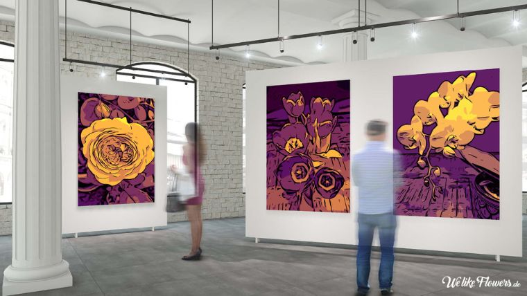 Florale Blumen-Kunst