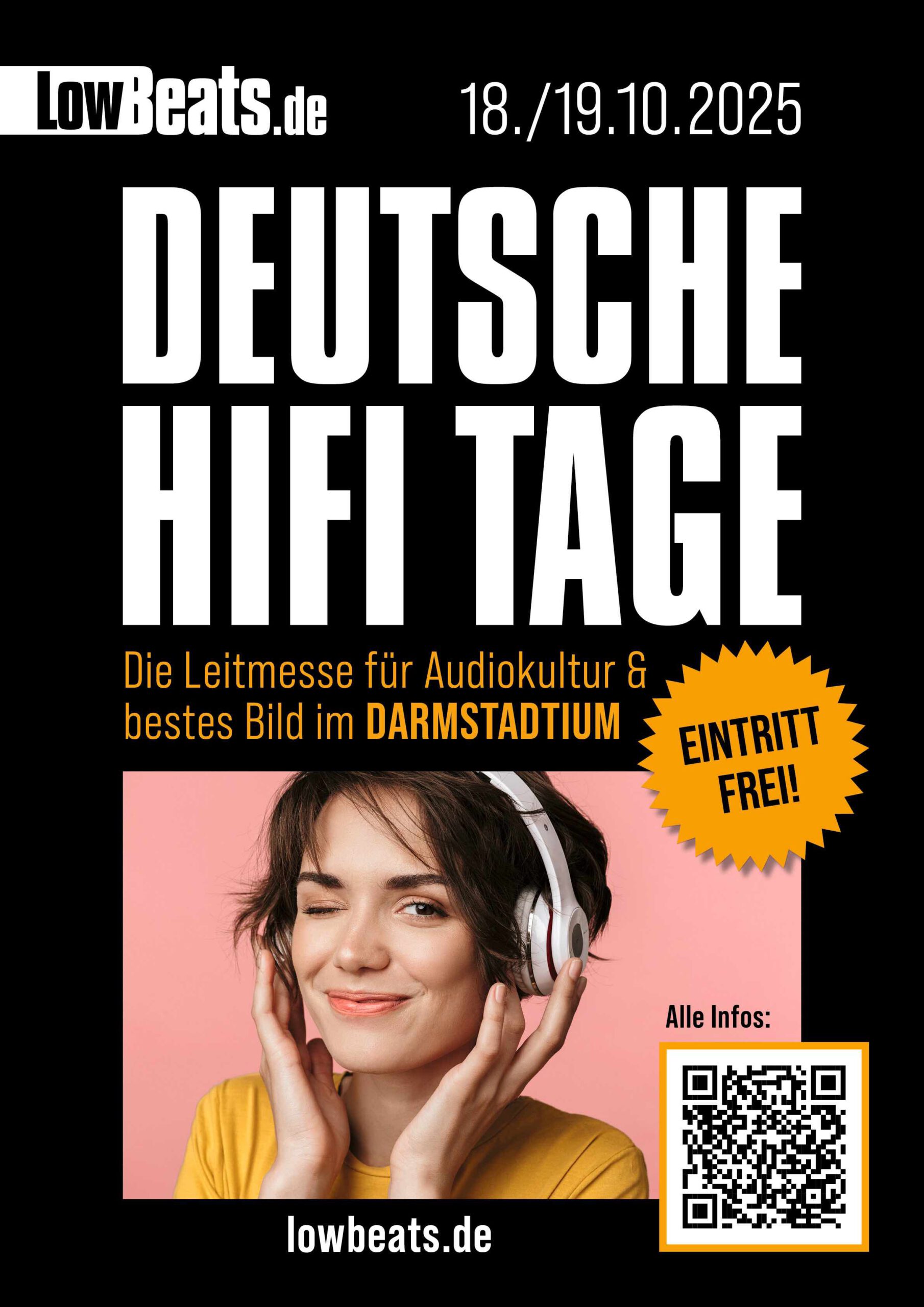 A0 Plakat - Deutsche HiFi Tage V021-W A0 Plakat